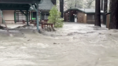 Photo of Alluvioni e frane devastano la Southern California a Natale