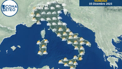 Photo of Meteo Italia oggi: Nuvoloso con piogge isolate e schiarite