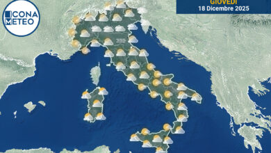 Photo of Meteo Italia oggi: nuvole e schiarite, piogge isolate al Centro