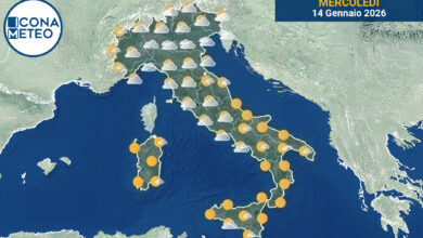 Photo of Meteo Italia oggi: Sole e nuvole, piogge locali al Nord