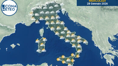 Photo of Meteo Italia Domani: Precipitazioni e Neve al Nord, Rovesci al Centro e Sud