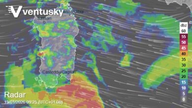 Photo of Previsioni meteo oggi: la tempesta Harry colpisce Sud e Isole! Rischio nubifragi