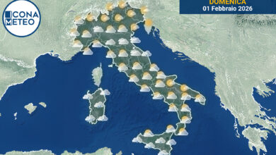 Photo of Meteo Italia oggi: sole al Nord, nuvole e piogge al Sud