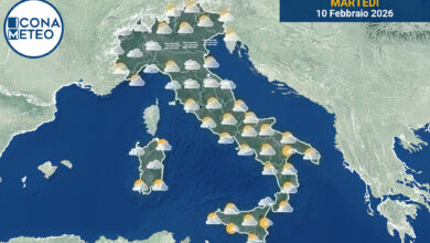 Photo of Meteo Italia oggi: nuvole e piogge su Nord, Centro e Sud