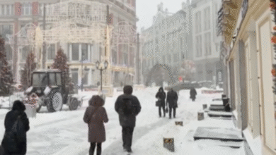 Photo of Nevicata record a Mosca: il 70% della neve di febbraio in 24 ore