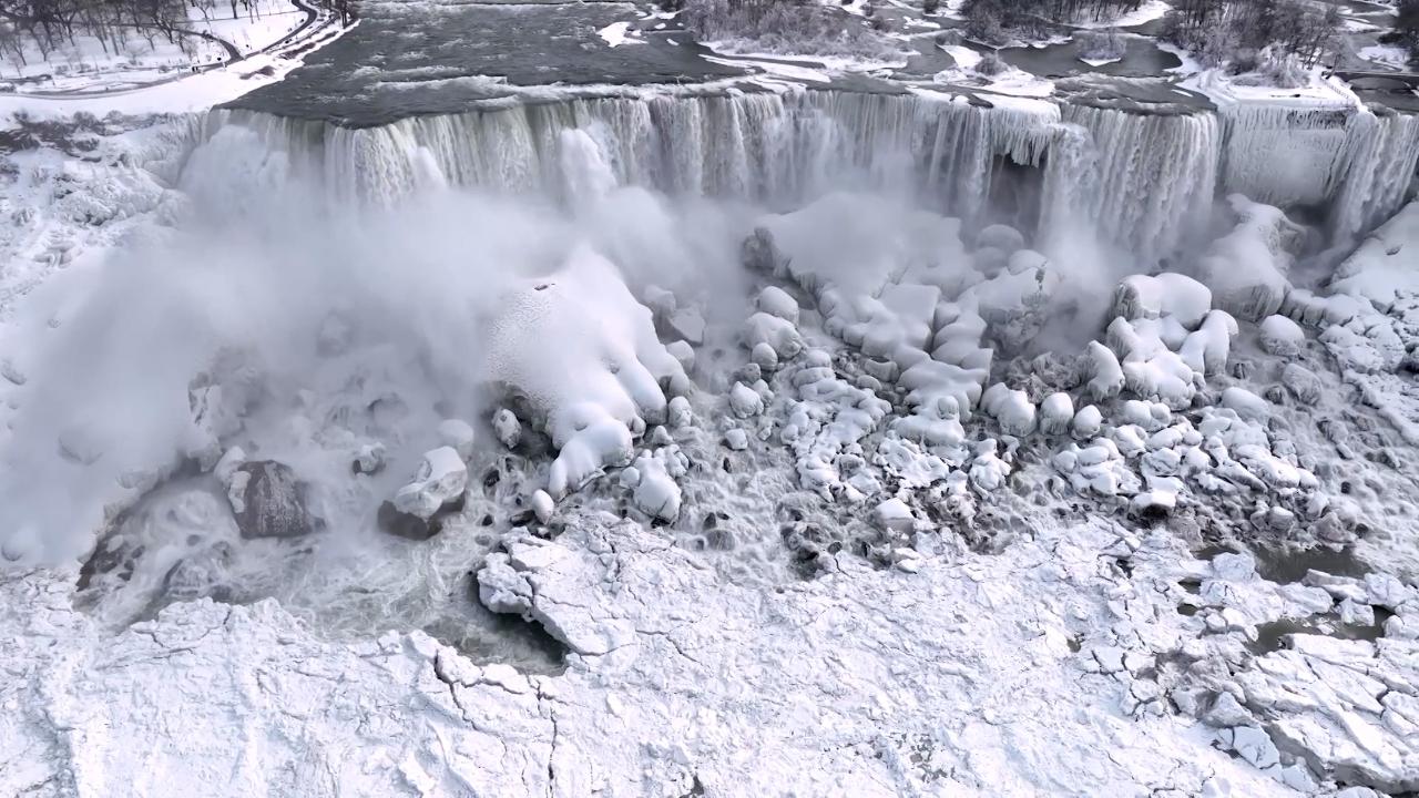 cascate niagara ghiacciate