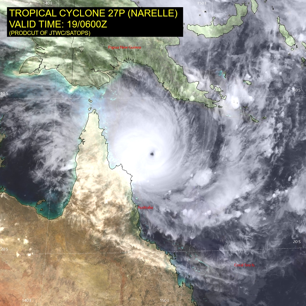 ciclone tropicale Narelle