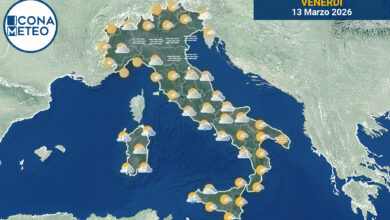 Photo of Meteo Italia oggi: nubi, rovesci e schiarite da Nord a Sud