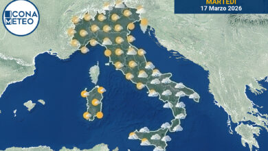 Photo of Meteo Italia oggi: Sole e nuvole, piogge al Sud e in Centro