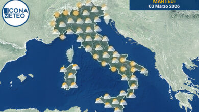 Photo of Meteo Italia domani: sole sulle Alpi, nuvole e piovaschi altrove