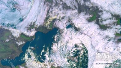 Photo of Meteo giovedì 2 aprile: tempesta Erminio al Centro-Sud. Possibili criticità
