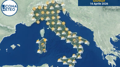 Photo of Meteo Italia domani: sole al Nord, nuvole e rovesci al Centro e Sud