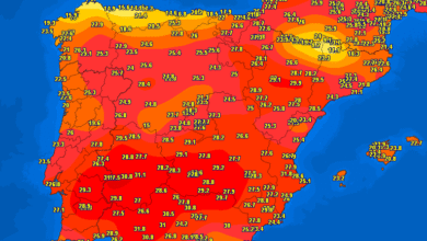Photo of Caldo eccezionale in Spagna: oggi si potranno toccare i 34°C!