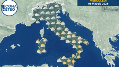 Photo of Meteo Italia oggi: piogge e temporali su Nord e Centro, soleggiato al Sud