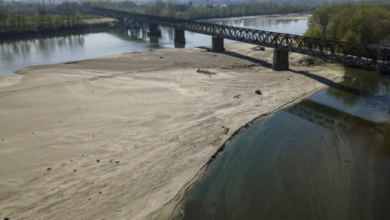 Photo of Ondata di caldo sul Po, l’acqua del mare risale il fiume e minaccia i raccolti