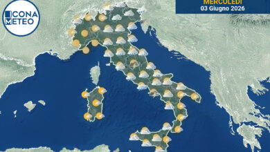 Photo of Meteo Italia oggi: migliora il tempo al Nord-Ovest, rischio rovesci e temporali al Centro-Sud