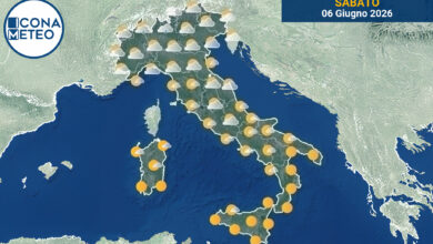 Photo of Meteo Italia oggi: Sole e nuvole, possibili rovesci al Nord