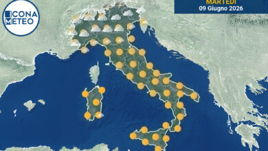 Photo of Meteo Italia oggi: qualche pioggia al Nord, sole al Centro e Sud