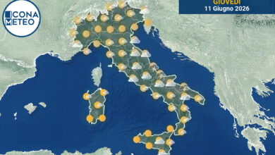 Photo of Meteo Italia: Sole e temporali isolati domani in tutte le zone