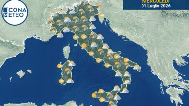 Photo of Meteo Italia domani: temporali al Nord, sole al Centro e Sud