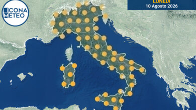 Photo of Meteo Italia oggi: caldo afoso e temporali locali su rilievi