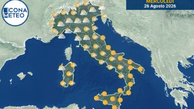 Photo of Meteo Italia oggi: caldo e parzialmente nuvoloso su tutte le regioni