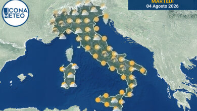 Photo of Meteo Italia: Sole e temporali sparsi domani in tutte le zone