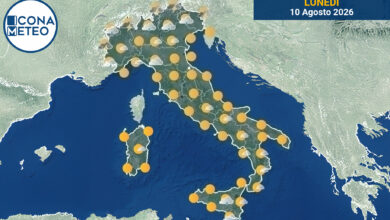 Photo of Meteo Italia domani: sole e caldo in tutte le regioni, rovesci sui rilievi