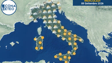 Photo of Meteo Italia oggi: maltempo al Nord, sole al Centro e Sud