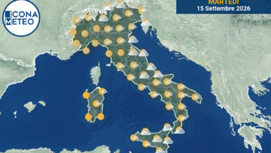Photo of Meteo Italia oggi: Sole al Centro, Temporali al Sud e Nuvole al Nord