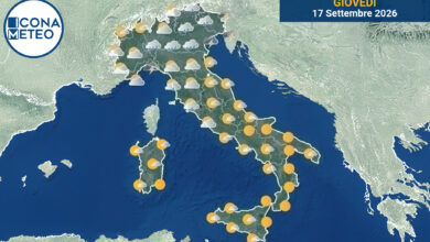 Photo of Meteo Italia oggi: maltempo al nord, sole al sud e isole