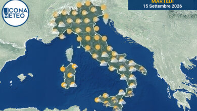Photo of Meteo Italia domani: Sole al Nord, nuvole e rovesci al Centro e Sud